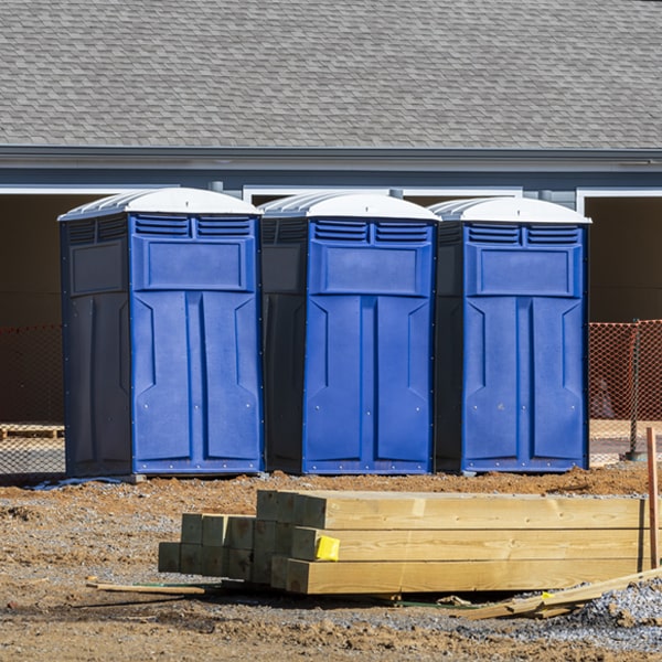 what is the maximum capacity for a single portable restroom in Hazle PA